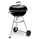Weber Compact Kettle Barbecue a Carbone, Ø 47 cm, Nero (1221004)