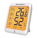 ThermoPro TP53 Termometro Igrometro Interno Misuratore di Umidità e Temperatura Ambiente Digitale...