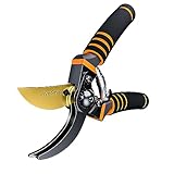 JiveSnip Forbici da Giardino Premium in Titanio - Cesoie Bypass Professionali per Piante, Siepi e...
