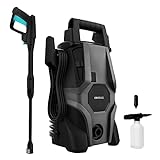 Cecotec Idropulitrice ad alta pressione HydroBoost 1400 Essential. 1400 W, casa, giardino o auto,...