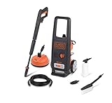 BLACK+DECKER Idropulitrice ad Alta Pressione BXPW1600PE con Patio Cleaner e Spazzola Fissa (1600 W,...
